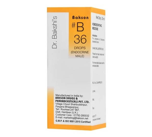 Bakson's Homeopathy B36 Drops image 1