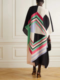 Geometric Printed Style Chelsea Georgette Kaftan J5653 image 3