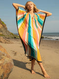 Beachy Waves Silk Crepe Kaftan J5676 image 3