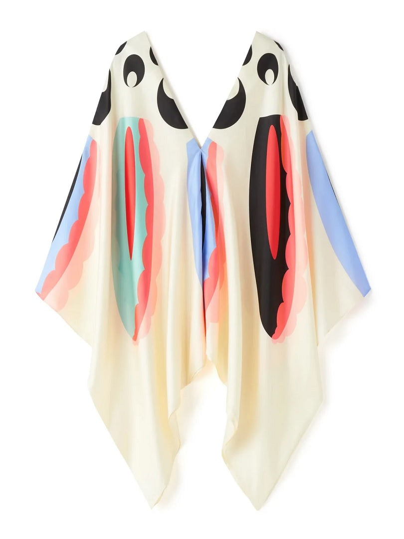 Beach Style Soft Satin Silk Top With BSY Pant 2 Piece Coord Set J5678 image 3