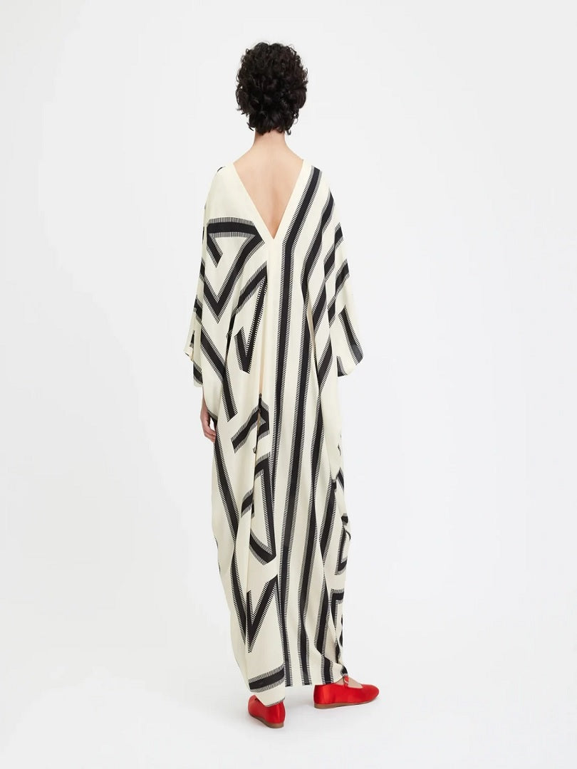 Lounge Wear French Moss Belt Style Kaftan (Free Size) J5716 image 2