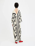 Lounge Wear French Moss Belt Style Kaftan (Free Size) J5716 image 2