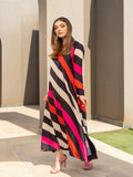 Lounge Wear Striped Printed Top, Fancy Korean Kurti J5718 image 4