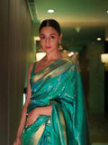 Soft Lichi Silk Rich Pallu & Jacquard Work Saree image 3