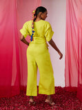 Neon Linen Jumpsuit For Women image 3