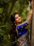 Soft Lichi Silk Kanjivaram Saree image 3