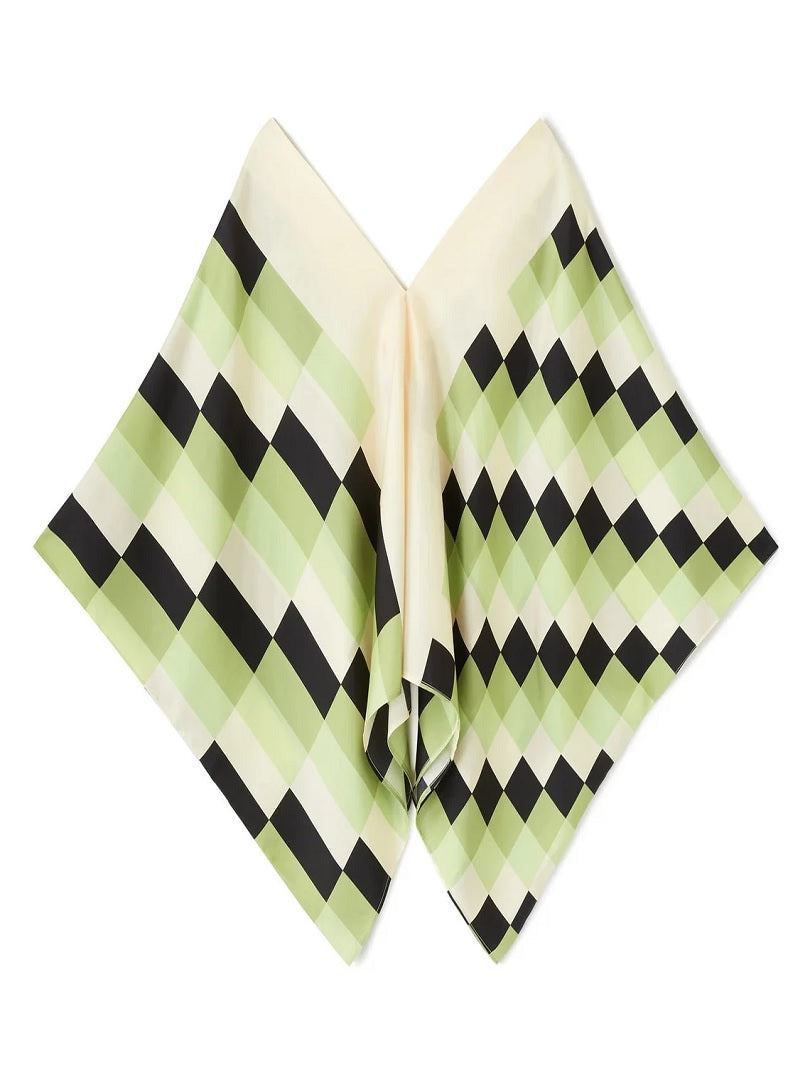 Checked Printed Co-ord Sets Kaftan Pant J5639 image 3