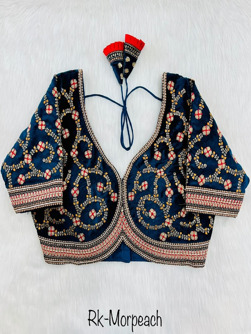 Heavy Pure Soft Velvet Blouse image 6