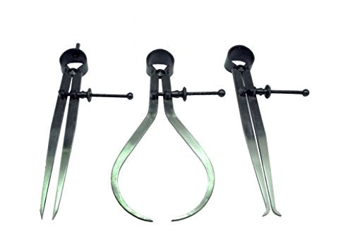 Omex 3 Pieces Spring Caliper Set - Inside, Outside & Divider 12" Inch / 300 Mm - Measuring Tool, Workshop, Tool Room
