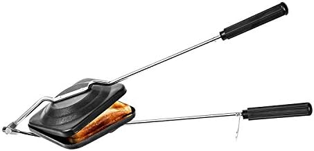 Sandwich Toaster Maker Non Stick Plates Gas Stove top Toasted Sandwich Snack Maker Toaster Grill Sandwich Maker