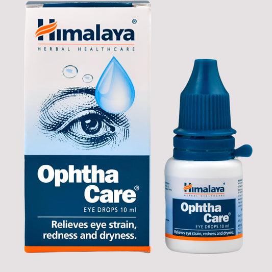 Himalaya Ophthacare Eye Drops, Herbal Eye Care Liquid with Damask Rose & Honey, 10 ml image 1