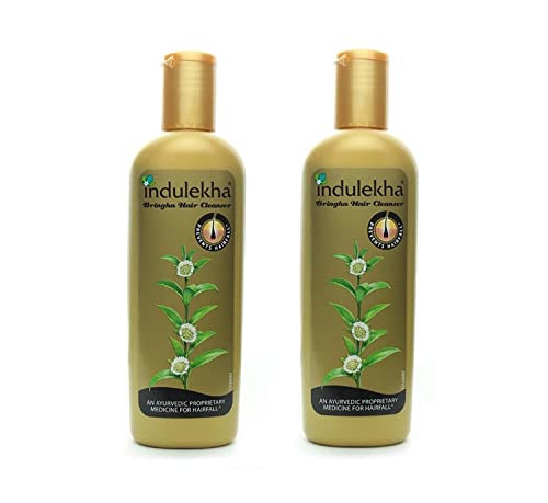 Indulekha Bringha Anti Hair Fall Shampoo (Hair Cleanser) 200ml, 6.76 oz (Pack of 2)