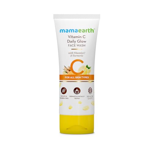 MAMAEARTH Vitamin C Daily Glow Face Wash with Vitamin C & Turmeric 100ml