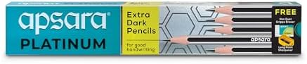 Apsara Platinum Extra Dark Pencils - Pack Of 10