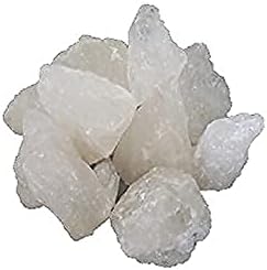 Alum. Stone Of Alumbre - Phitkari - White Alum - Natural Piedra De Alumbre Alum Stone - 250G