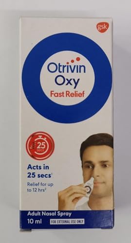 10 Packs Otrivin Adult Nasal Spray 10ml x 10