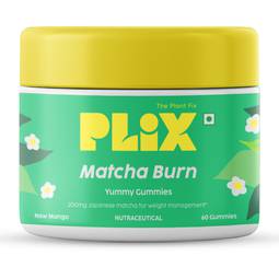 Plix Japanese Matcha Burn Gummies - Natural Wellness & Metabolism Support - 30 Gummies image 1