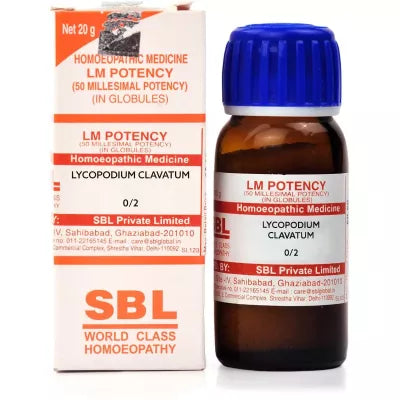 SBL Homeopathy Lycopodium Clavatum LM Potency image 2