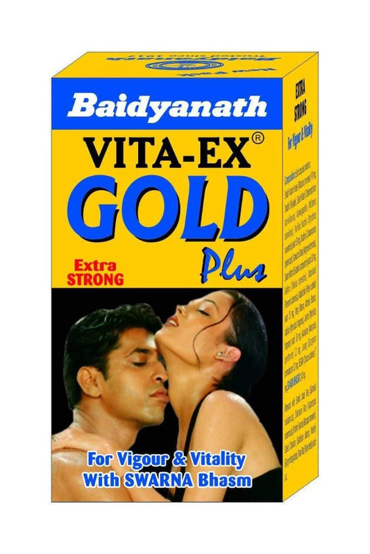 Baidyanath Vita Ex Gold Plus – Ayurvedic Energy Support Capsules (20 Caps) image 1