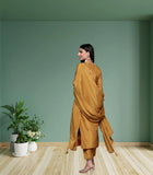 Viscose Jacquard Work Kurti Bottom With Dupatta image 4
