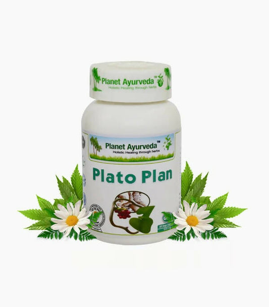 Planet Ayurveda Plato Plan Capsules - 60 tabs image 1