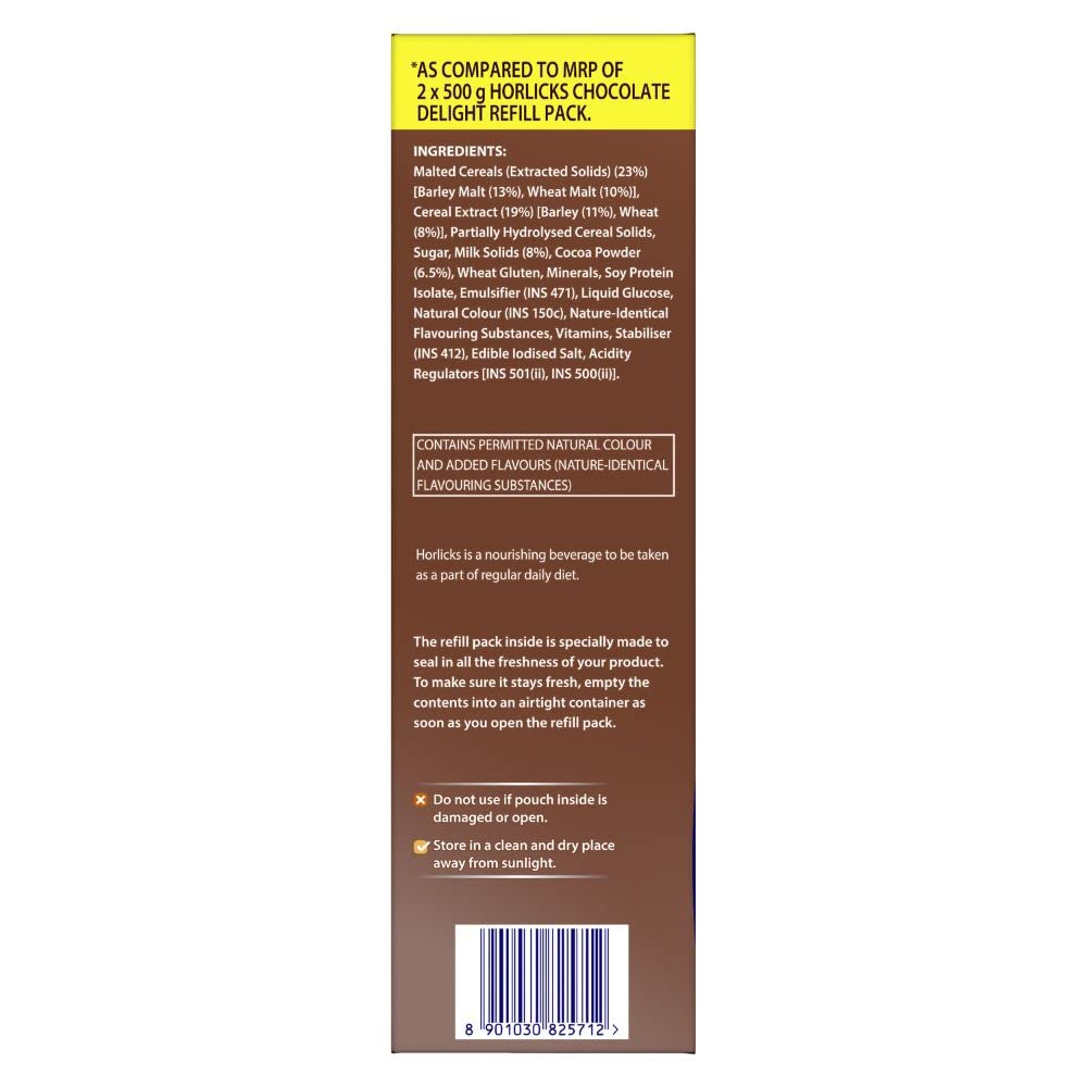 Horlicks Chocolate Delight Flavour - 1 kg image 3