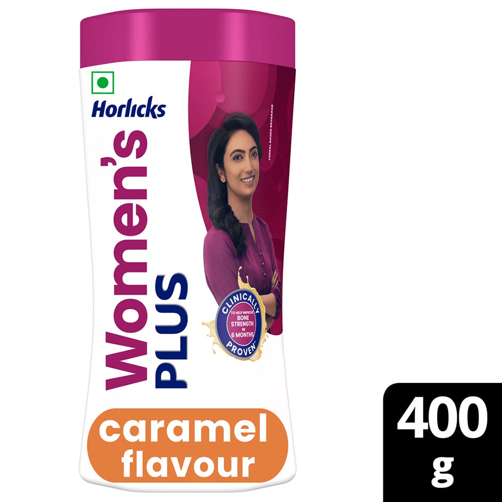 Women’s Plus Horlicks Caramel Flavor - Pet Jar 400 gm image 3