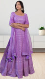 Faux Georgette Sequence Embroidery Work  Lehenga Choli With Dupatta image 3