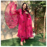 Full Stitched Heavy Georgette Dress With Dupatta image 3