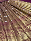 Kanjivaram Silk Saree Lehenga Blouse Dupatta, image 3