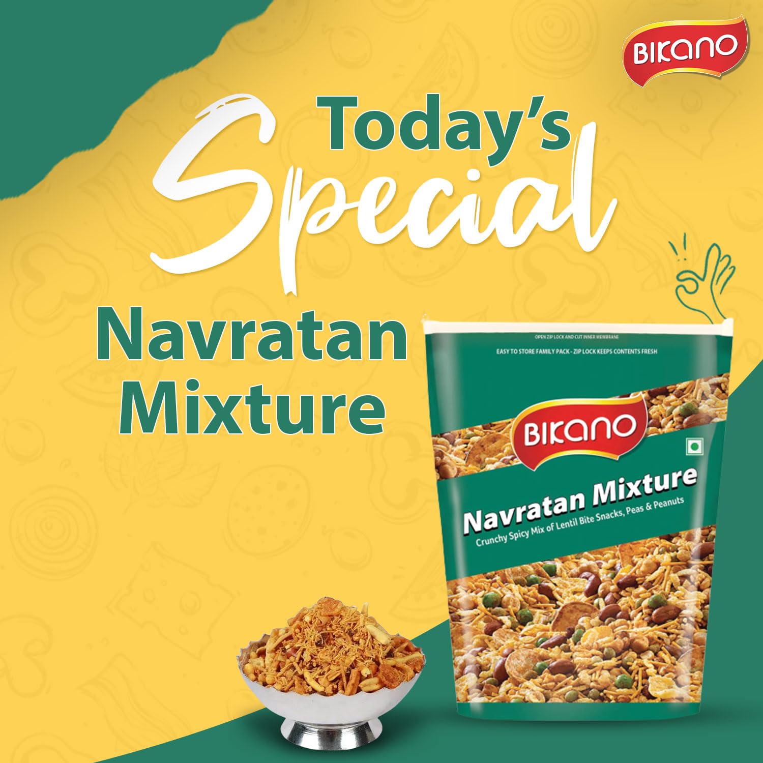 Bikano Navratan Mixture - 1 kg image 3