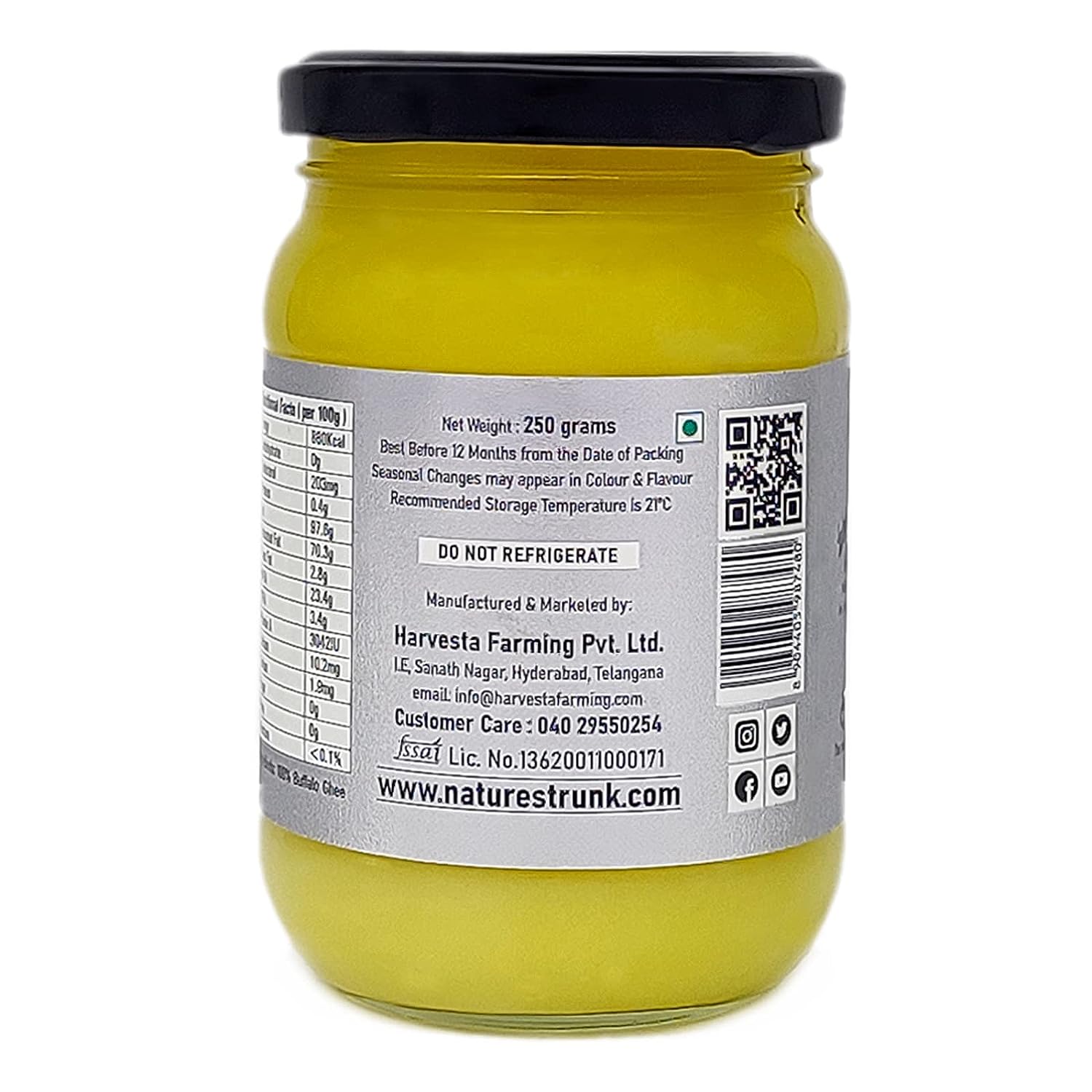 Nature's Trunk Buffalo Ghee - 250 gm image 3