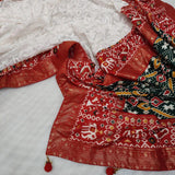 Pure Dola Silk Party Wear Saree & Blouse image 3