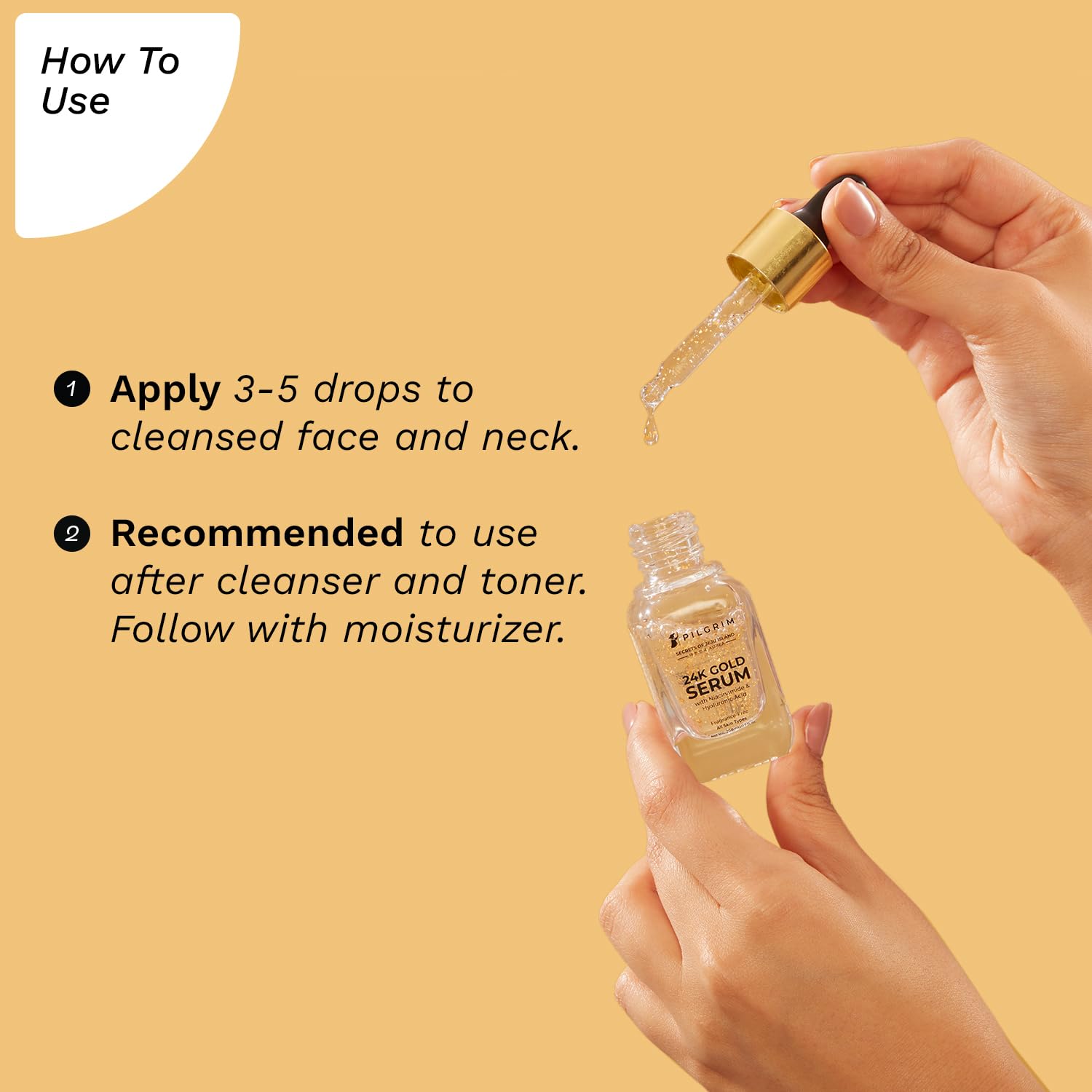 Pilgrim 24K Gold Face Serum - 20 ml image 3