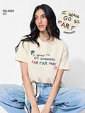 Textured T-shirt: Far Away Women Relaxed Fit T-Shirts image 3