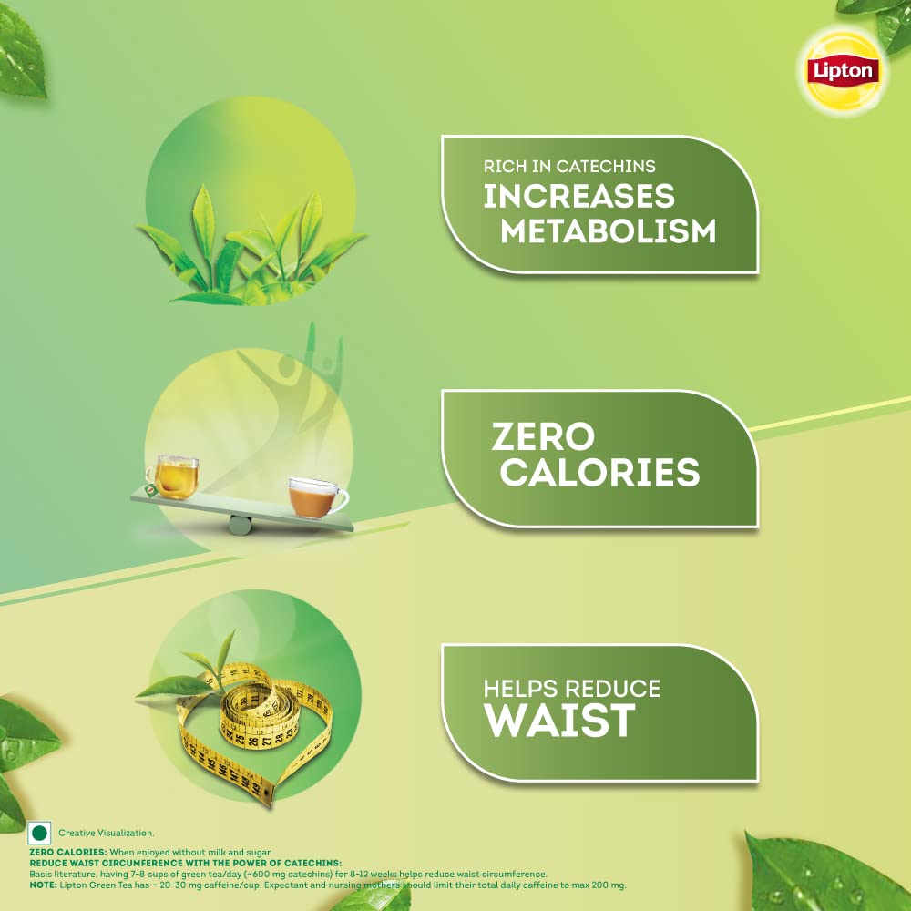 Lipton Honey Lemon Green Tea Bags - 100 Tea Bags image 3