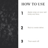Khadi Natural Herbal Natural Charcoal Soap Pack of 3 (125gm*3) (375gm) image 3