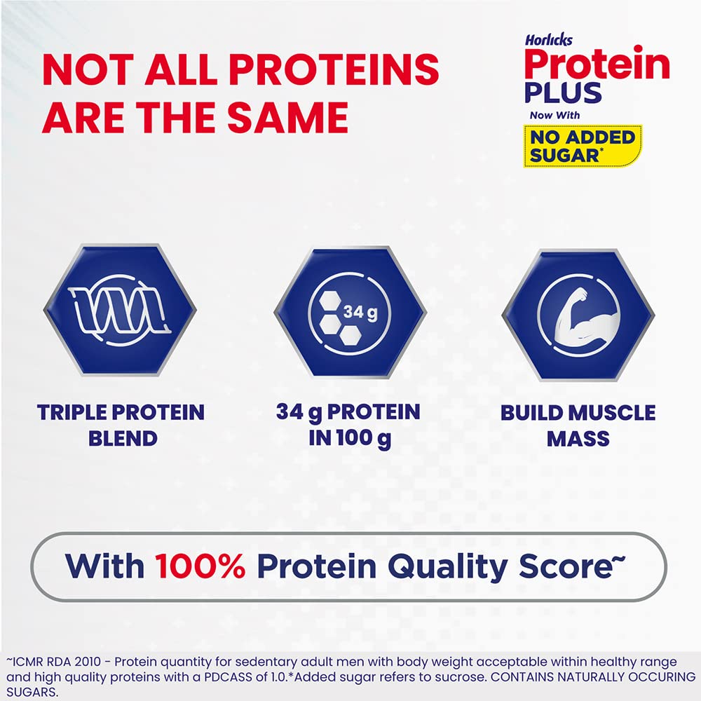 Horlicks Protein Plus Health and Nutrition - 400 gm image 3