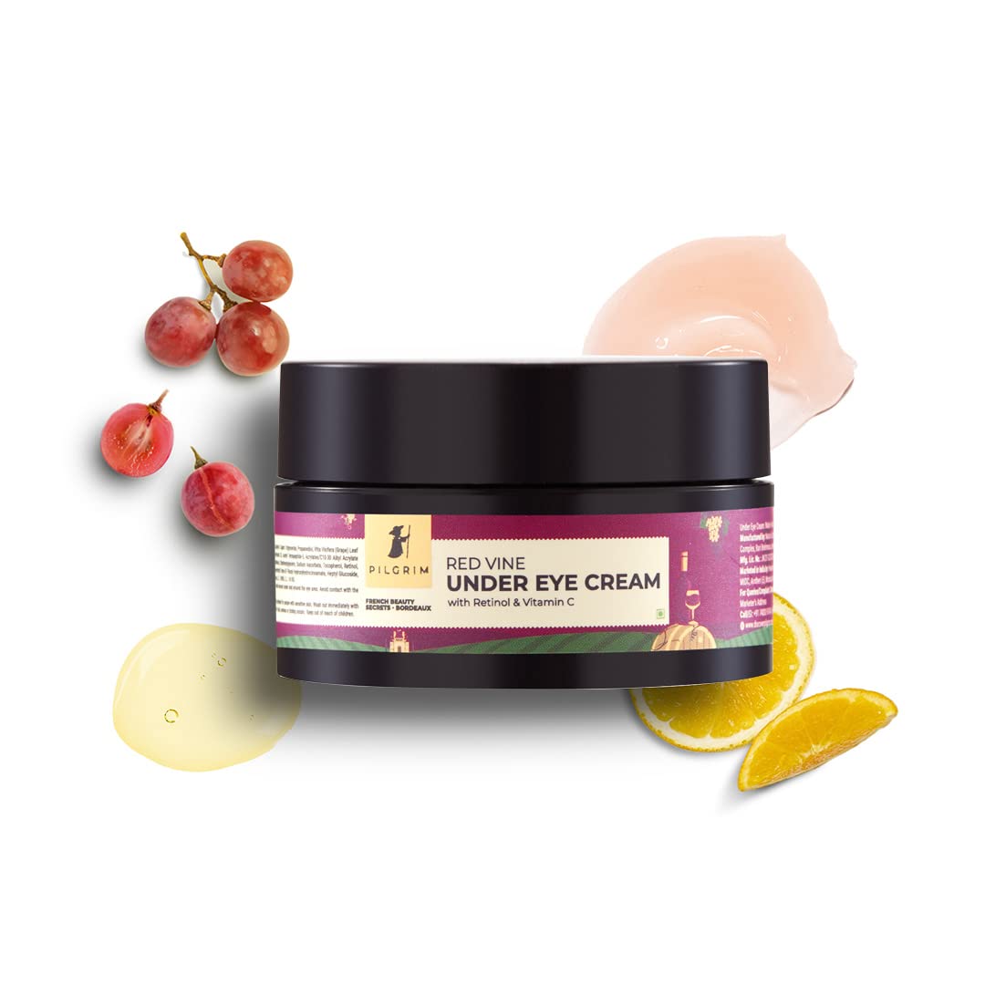 Pilgrim Red Vine Under Eye Cream With Retinol & Vitamin C - 30 gm image 3