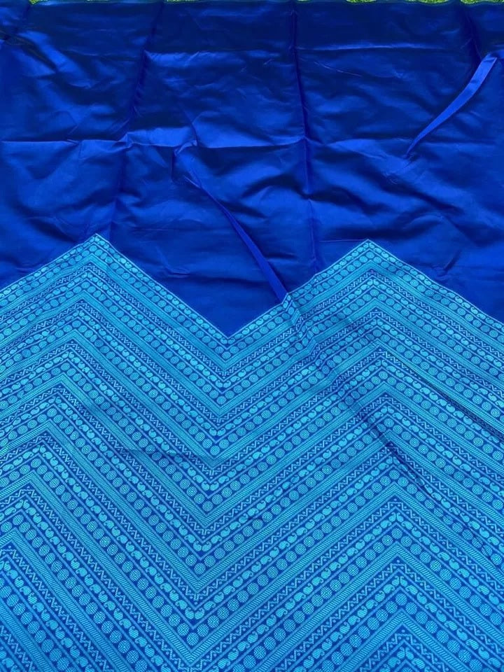 Soft Lichi Silk Jacquard Work Saree image 9