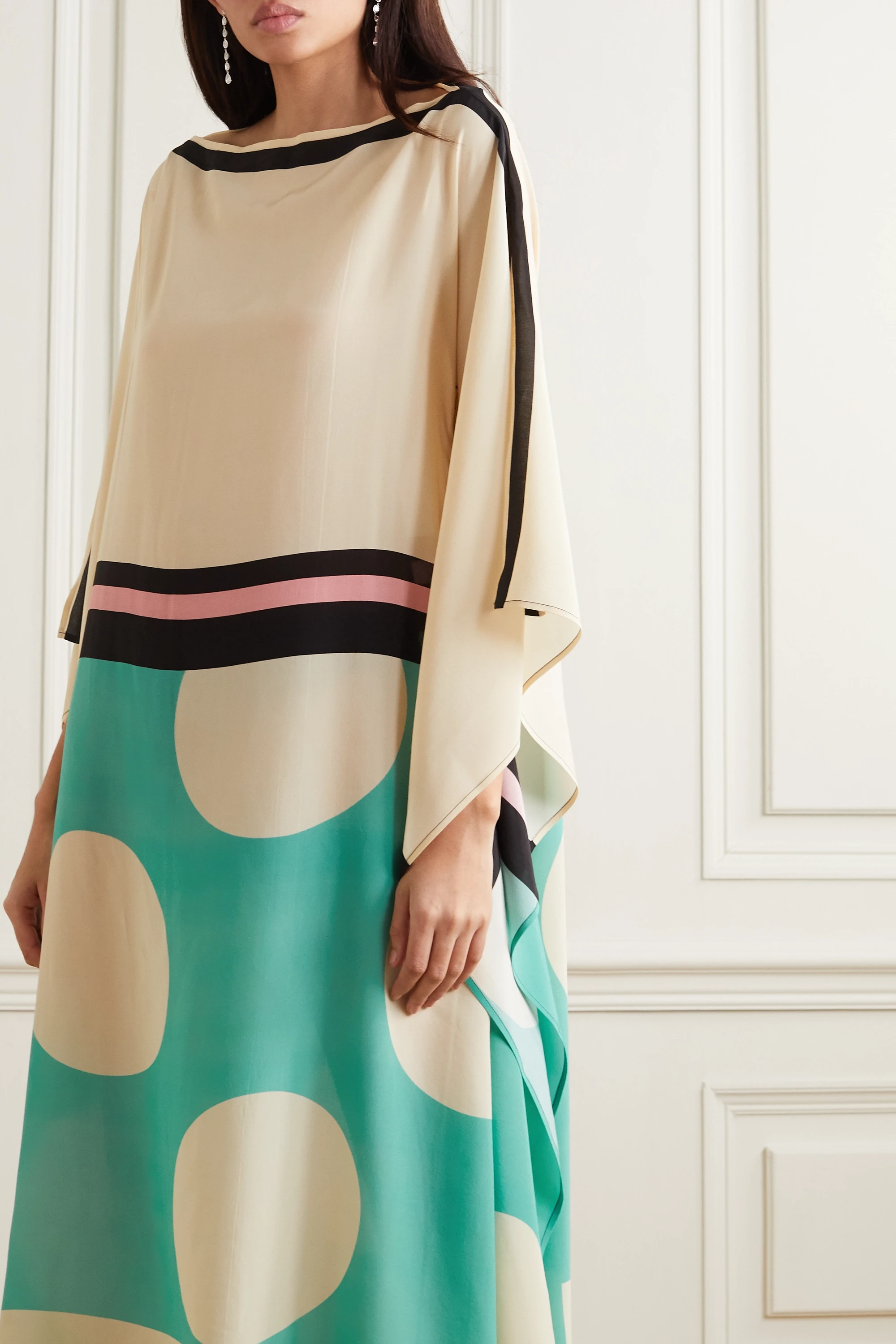 Soft Satin Silk Kaftan, Party Wear Caftan For Women's image 4