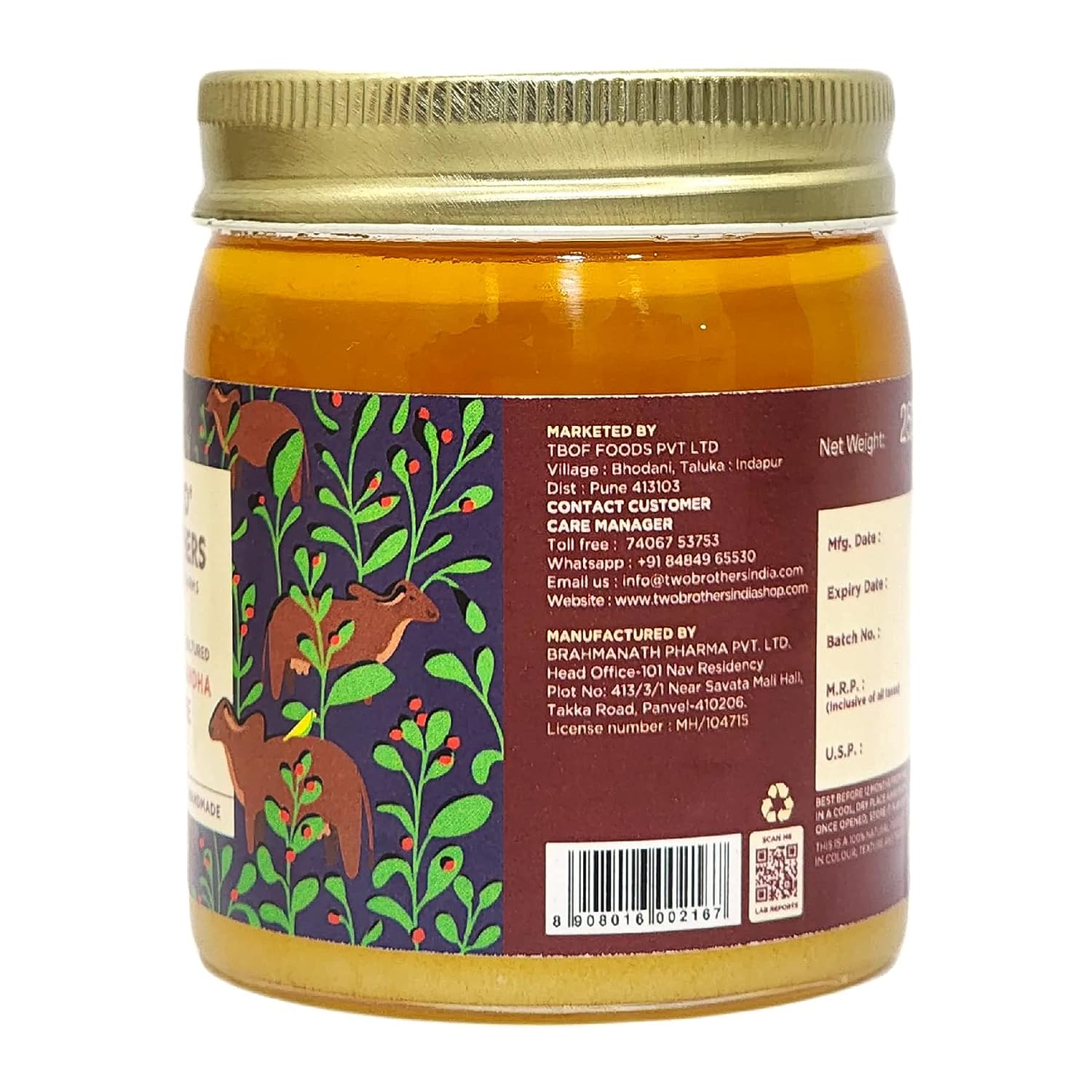 Two Brothers Organic Farms Ashwagandha Ghee image 3