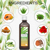 Axiom Mukti Gold Herbal Hair wash with Hair Oil & Aloe vera Shower gel Combo image 2