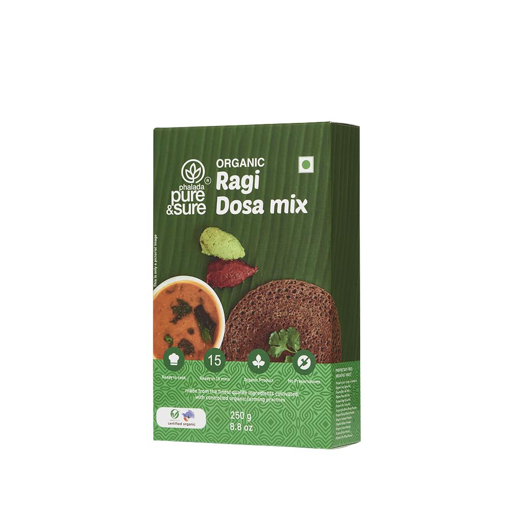 Pure & Sure Organic Ragi Dosa Mix - 250 gm image 3