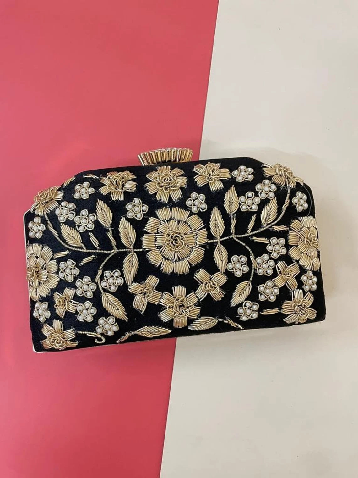 Designer Embroidered Clutch Bags image 3