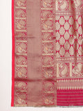 Banarasi Silk Saree With Blouse image 7