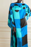 Digital Printed Caftan, Soft Silk Crepe Kaftan For Women's image 2