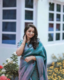 Soft Lichi Silk Rich Pallu & Jacquard Work On All Over The Saree image 3
