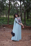 Faux Georgette Embroidery Work Dress With Dupatta image 3