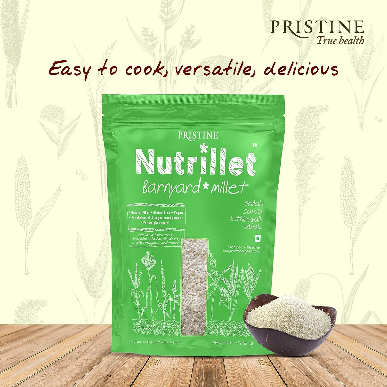 Pristine Nutrillet - Barnyard Millet - 500 gm image 3